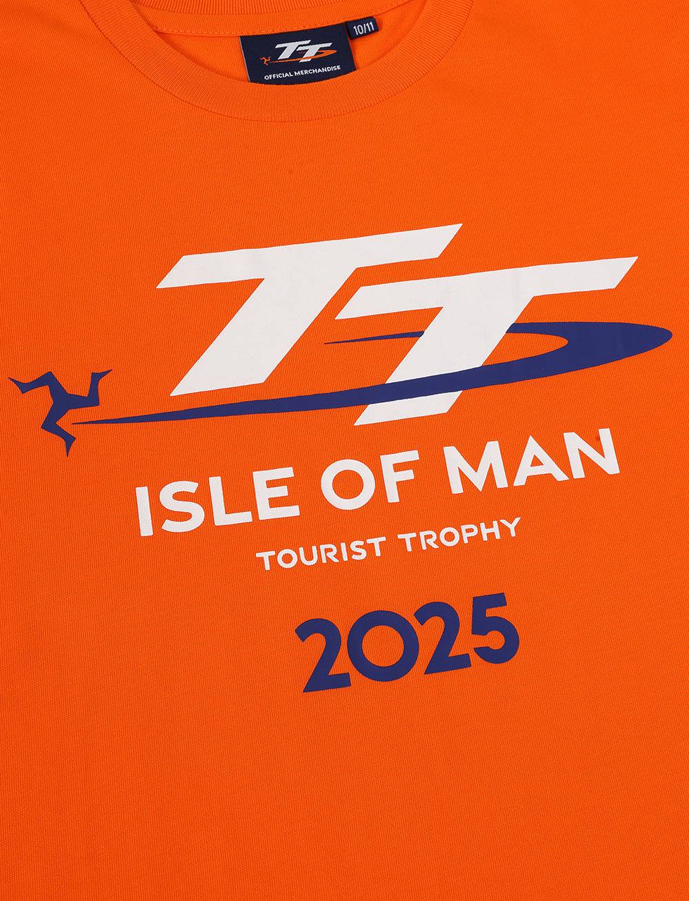 TT Races Signature Kids Logo T-Shirt - Orange - Isle of Man TT Races Official Merchandise